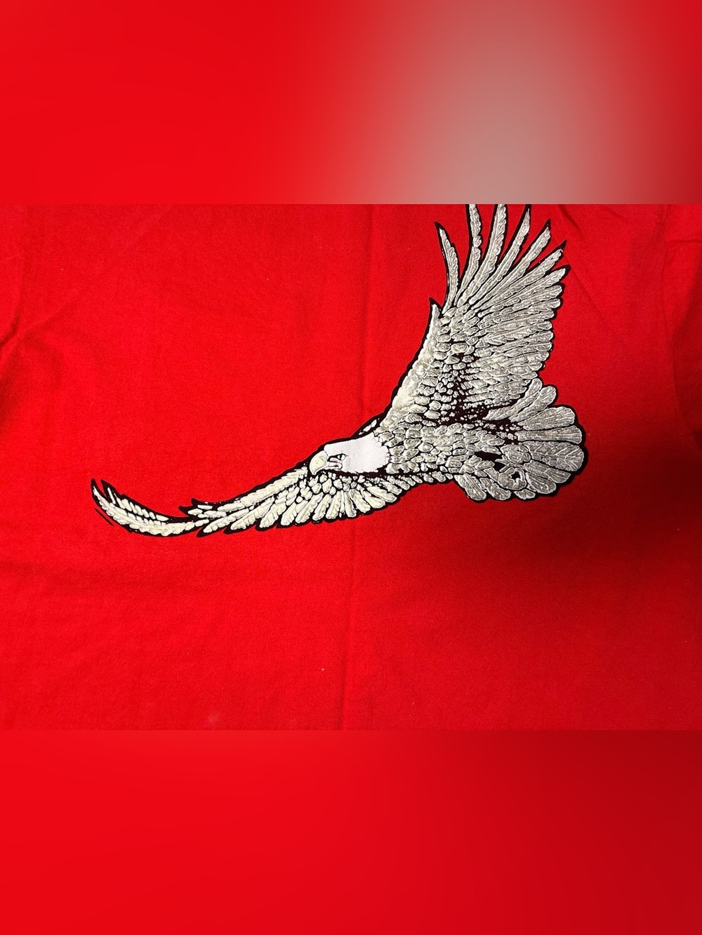 Vintage Winston Cigarettes T Shirt Men's Large Gold Eagle USA American Born 90s - Picture 4 of 8